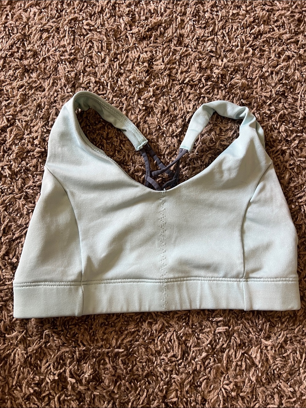 Champion Light Sage Sports Bra with Strappy Back